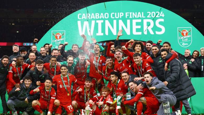 Five teams with the most Carabao Cup wins: Liverpool dominate the list, Man City stay hot on their heels - Ảnh 2